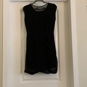 Black cocktail dress
